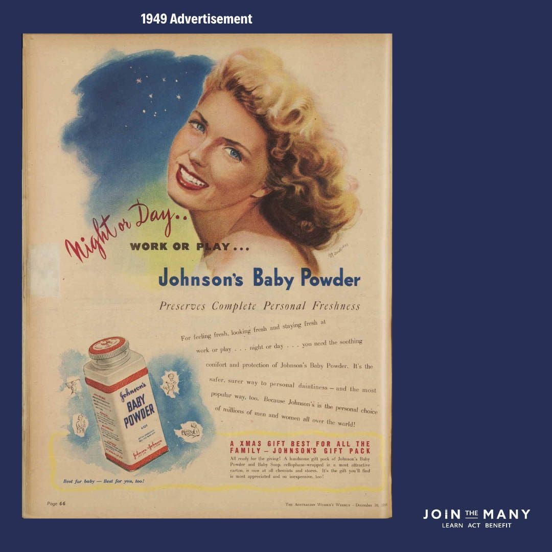 J&J's talc products have been a cornerstone of the company's image