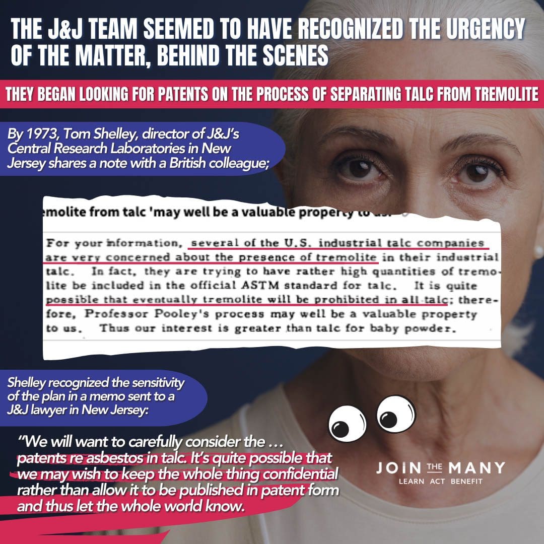 THE J&J TEAM SEEMED TO HAVE RECOGNIZED THE URGENCY OF THE MATTER, BEHIND THE SCENES