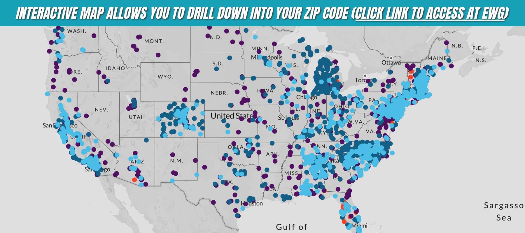 Interactive Map of PFAS Contamination